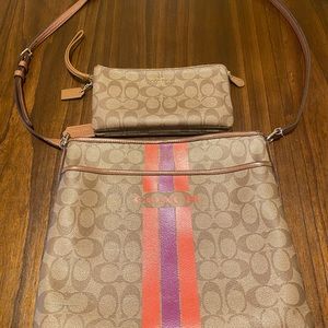 Coach Purse and Wallet Set